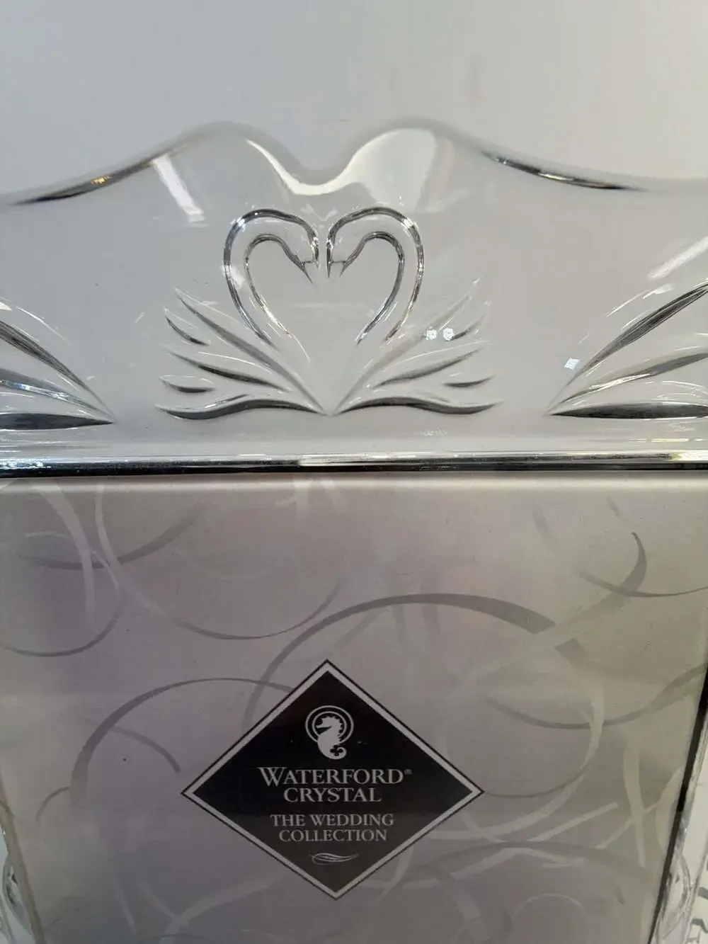 Waterford Crystal Swan‎ The Wedding Collection Picture Frame